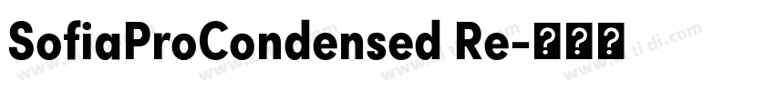 SofiaProCondensed Re字体转换 SofiaProCondensed Re字体转换
